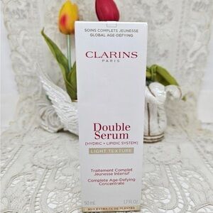 Clarins Double Serum Light Texture 1.7 oz ,50 ml Brand New Box